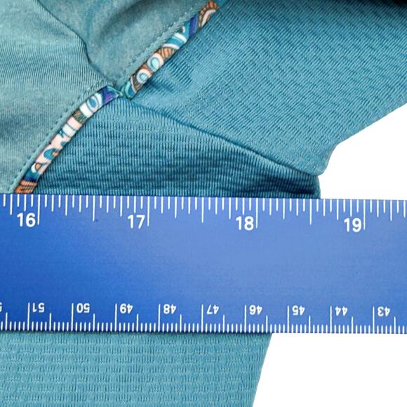 Peter Millar Set Performance Alice Hem Golf Skort 1/4 Zip Shirt Blue Floral - Picture 7 of 11